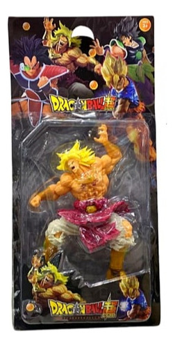 Muñeco Dragón Ball Z Broly Super Sayayín X1 Colección