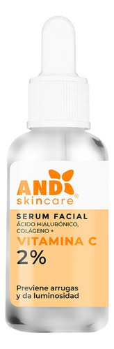 Serum Facial Vitamina C 2% And Skincare Acido Hialuronico