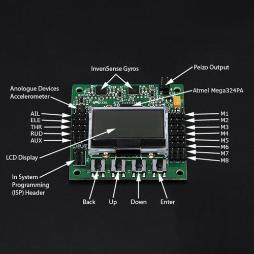 Mini Kk 2.1.5 Kk2 Tablero De Control De Giroscopio/acc: