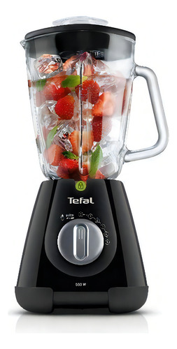 Licuadora Faciclic 1.75 L 5 Velocidades T-fal Vaso Vidrio Color Negro