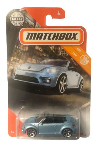 Volkswagen Vw New Beetle Cabrio Convertible Matchbox 