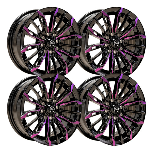 Rines Machine Face Purple 14 4x100/108 Tsuru, Chevy, Atos