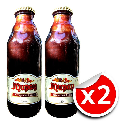 Imagen 1 de 3 de Arrope De Chañar Mupay 600 Gr (dulce Orgánico Natural) X 2