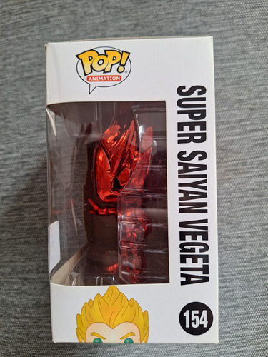 Funko Pop! Vegeta #154 Red Chrome Original - Dragon Ball Z