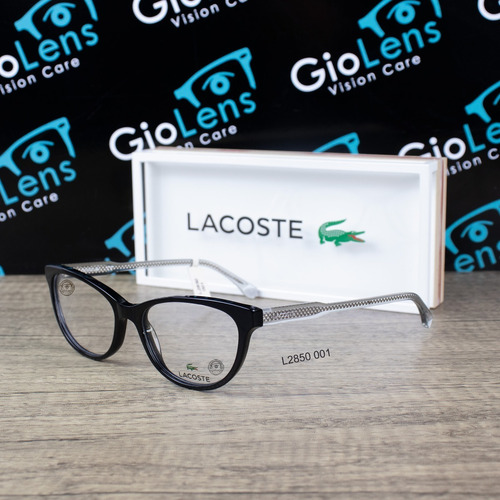 Lentes Lacoste L2850 001 Negro Oftalmico Color Negro (001)