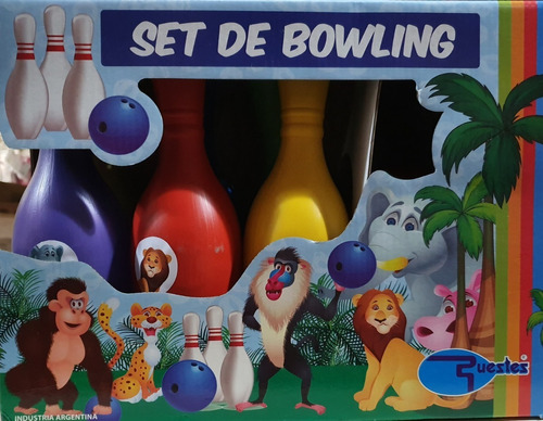 Juego 6 Bolos Bowling Ruestes Infantil Jretro