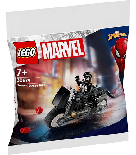Lego Venom Street Bike Marvel Spider-man 53 Pz. 30679 53 Venom