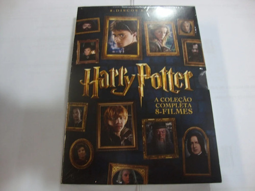 Imagem 1 de 4 de Box Original: Coleção Completa Harry Potter - 8 Dvds Lacrado