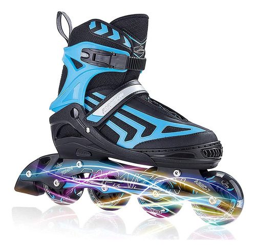 Iturnglow Adjustable Inline Skates For Kids And Adults, Roll