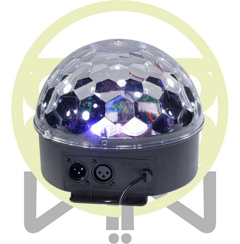 Luz Disco Led Dmx Crystal Ball Display 8 Piezas Con Control
