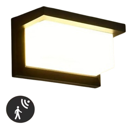 Lámpara De Pared Led Impermeable Con Sensor De Movimiento Ip