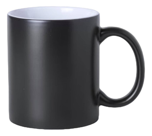 Taza Mágica Para Sublimar Con Caja Individual 11oz Color Negro Mate