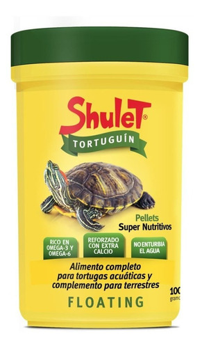 Alimento Para Tortugas De Agua Tortuguín Shulet X 100g