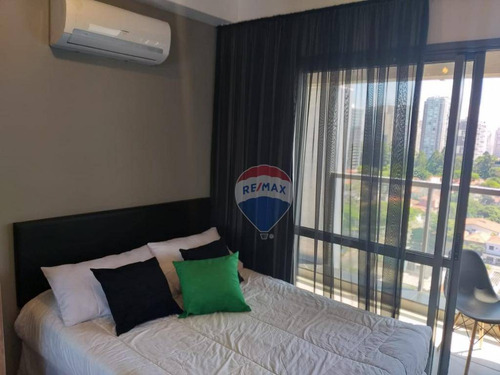 Apartamento Com 1 Dormitório Para Alugar, 30 M² - Brooklin - São Paulo/sp - Ap0698