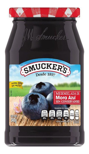 Mermelada Smuckers Mora Azul Regular 340g