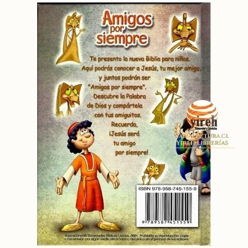 Imagen 2 de 2 de Biblia Amigos Por Siempre - Rv 1960