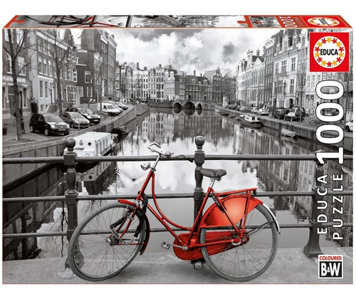 14846 Amsterdam Bicicleta Rompecabezas 1000 Piezas Educa