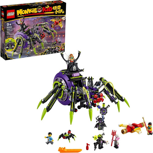 Oferta!! Lego Monkie Kid 80022 Spider Queens Arachnoid Base