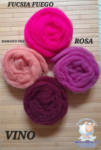Imagen 10 de 10 de Neddle Felting -fieltro De Oveja !! Vellon Xxl