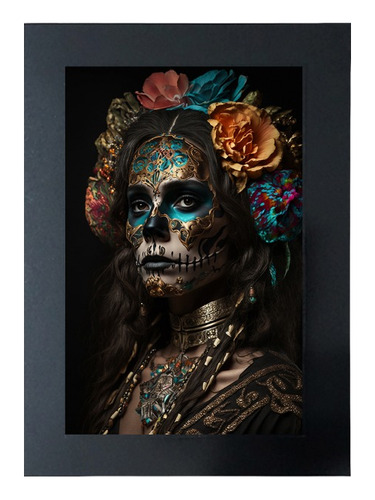 Cuadro De Catrina La Calavera Garbancera Día De Muertos #3