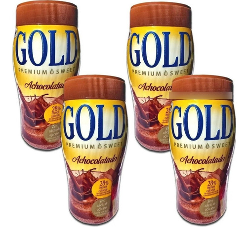 Kit 4 Achocolatado Gold Diet Vitaminado - Promoção! 