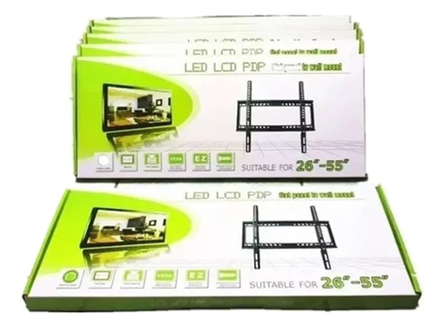 Soporte Lcd Led Plasma De 26 A 55 Hasta 50kg Color Negro