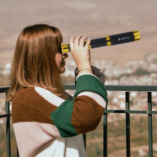 Telescopio Portátil, Catalejo, Telescopio Monocular Para Niñ