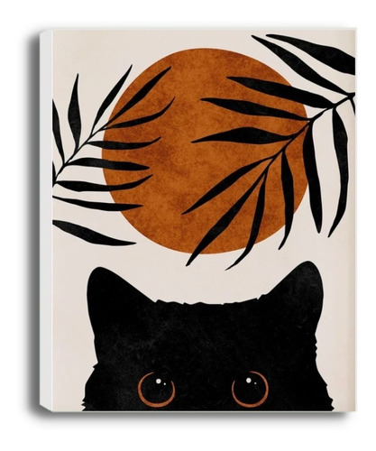 Cuadro Decorativo De Ojos De Gato 40x50 Cm. 