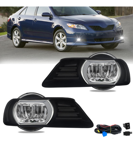 Shocklight Luz Antiniebla Led Para Toyota Camry Kit Cableado