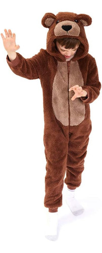 Cosusket Brown Bear Oneise Para Niños, Disfraz De Bebé, Pija