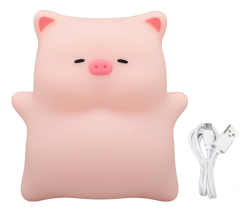 Nursery Night Piggy Para Niños, Silicona, 3000 K, Led Regula