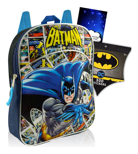 Dc Shop Comics Batman Mini Mochila Preescolar  Suministros E