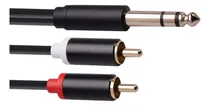 Comprar .. 2 Cables Rca De 6,35 Mm Macho A 2 Adaptadores Rca, Cable