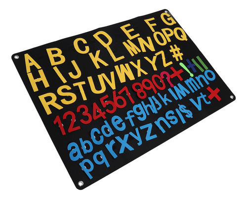Pizarra De Fieltro Alphabet Learning Toys Para Alfabetos, Le
