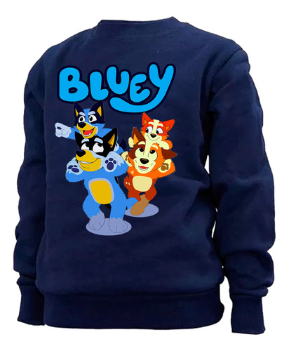 Buzo Bluey Bingo En 4  Diseños  Y En 2 Colorescolores