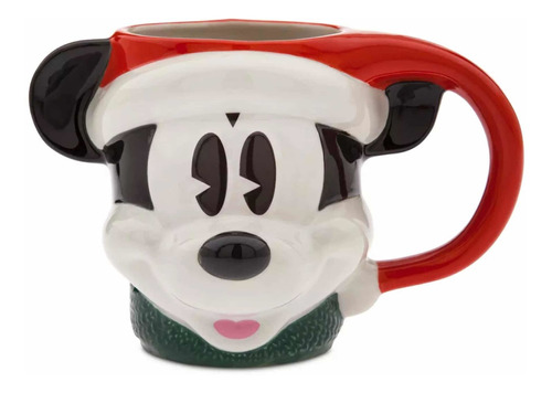 Taza Mug Mickey Mouse Navideño 400 Ml Disney Store