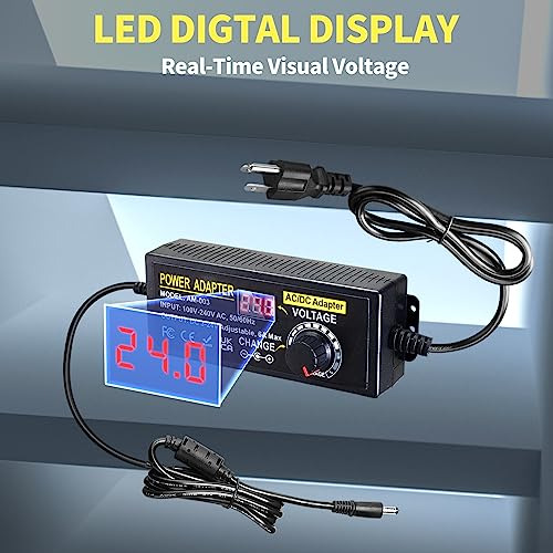 Adaptador De Energa Ajustable 144w Universal Con 14 Tips