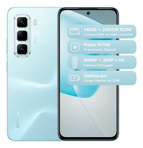 Celular Infinix Hot 50 Pro Nfc Dual 256gb Ram 8+8gb
