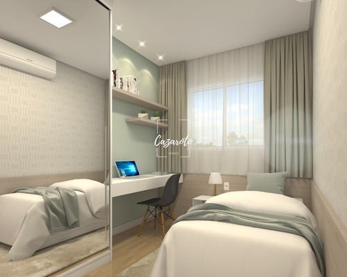 Imagem 29 de 30 de Apartamento A Venda Novo Semi Mobiliado Ao Lado Do Parque Bacacheri Com 03 Domrs/1 Suite, 2 Vagas - Pr - Ap0036_caza