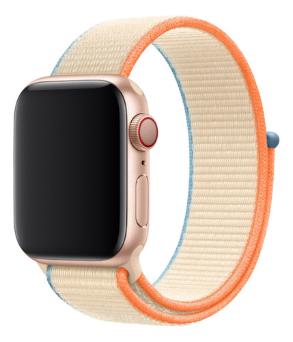 Pulsera Para Apple Watch Loop Cream 38-40-41-42mm Devia