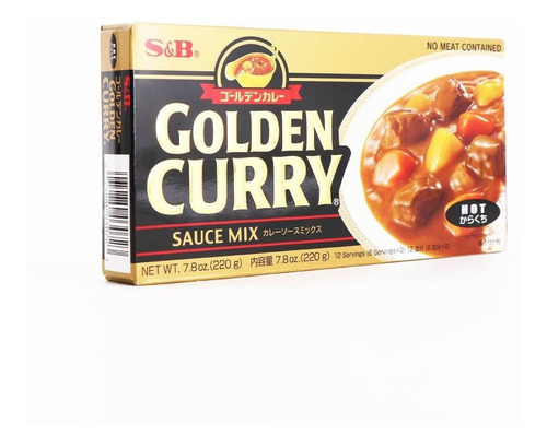 Golden Curry Hot - Origen Japón - Picante 220 Gr