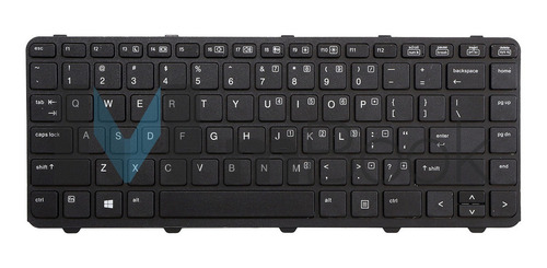 Teclado Para Hp Probook 440 G0 Versão 2 Flat Do Kb Para Cima Cor Preto