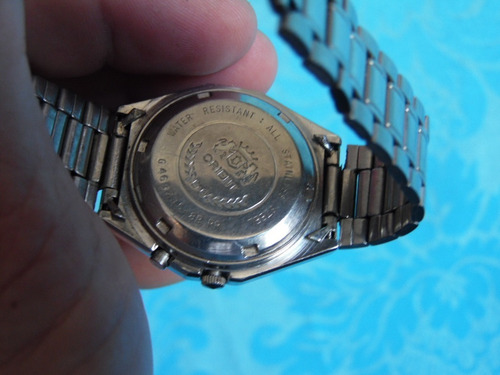 Relógio Pulso Orient Automatico Calendario Sextavado