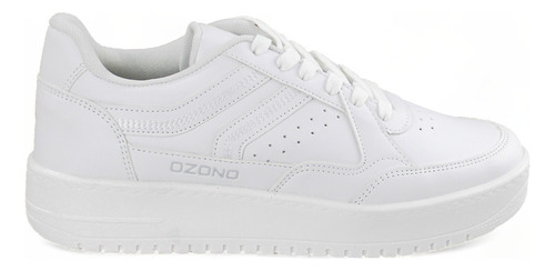 Tenis Casual Hombre Capa De Ozono 623202 Sneaker Blancos