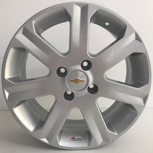 Rodas Celta Corsa Montana Aro 15 4x100 (jogo) V40 + Bicos Cor Prata