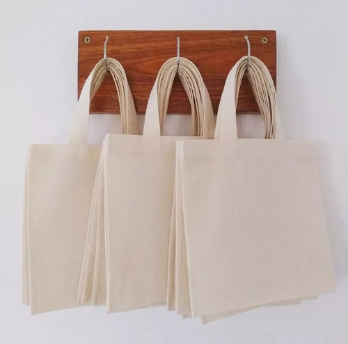 Tote Bag, Lienzo 100% Algodon De 40x40. Pack De 10 Unidades