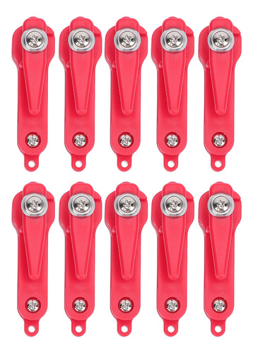 Downrigger De Plástico Outrigger Line Clip Snap, 10 Unidades