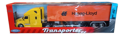  Contenedor Trailer Cascadia Freghtliner Escala 1:32 