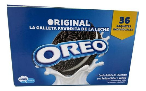  Galleta Oreo Original 36 Unidades / 36 G / 1.26 Oz