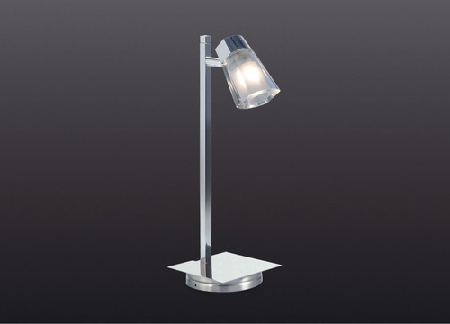 Velador Platil Cromo C/mov. C/lamp Led Ht